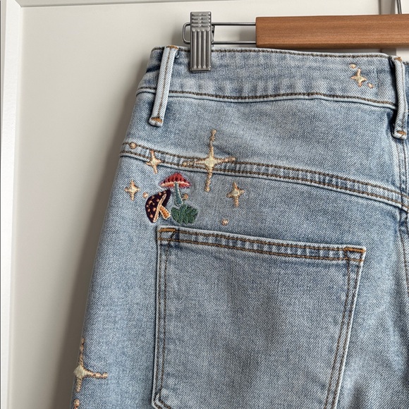 NWOT Driftwood Barbara x Hallucination High Rise Cropped Wide Leg Jeans, 27 - Picture 11 of 13